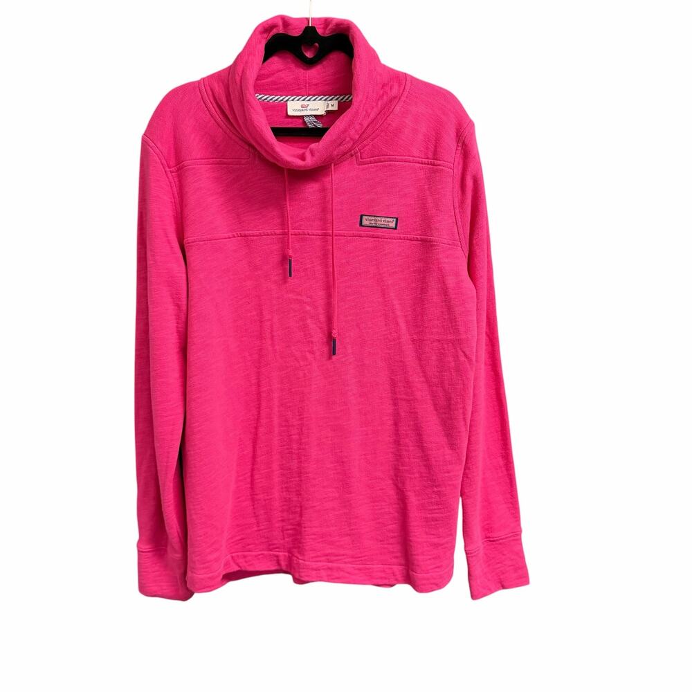 Vineyard Vines Pink Cowl Neck Pullover Hoodie